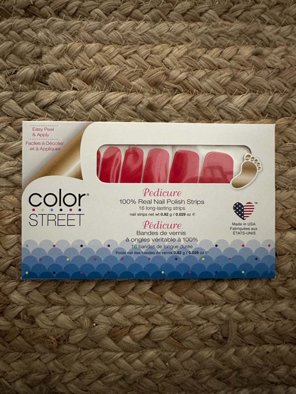 Colorstreet PEDICURE nail polish strips